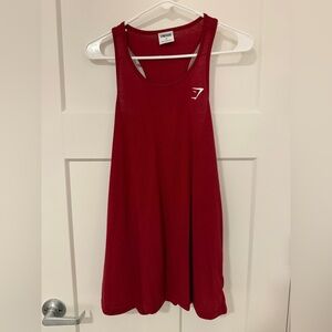 Gymshark Maroon Oversized Racerback Tank Top – Women’s Medium